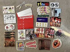 Supreme Box Logo Sticker Lot Entire Bundle - Rare Assortment Of 95 Stickers picture
