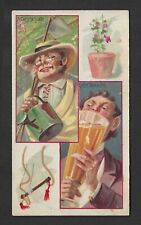 c1880's N118 Duke Tobacco Card - Jokes Series - Garden Party / Lofty Tumbler picture