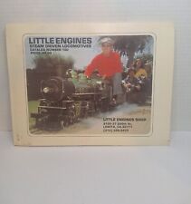 Vintage Little Engines Steam Driven Locomotives Catalog # 100 picture