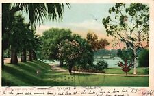 Postcard CA Los Angeles California West Lake Park 1907 UDB Vintage PC H3551 picture