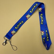 Pokémon LANYARD BLUE NEW KEY CHAIN WITH CLASSIC DESIGN picture