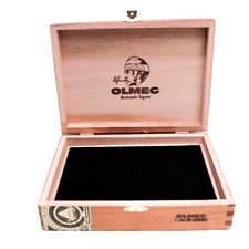Olmec DB Corona Empty Wooden Cigar Box 8