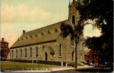 1910s St. Lawrence Catholic Church New Bedford Massachusetts Vintage Postcard picture