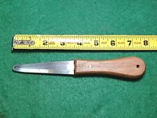 Vintage J.T. Oyster Shucker With Lg. Wood Handle picture
