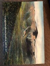 Vintage Linen Postcard Mt. Washington From Little Deception Mt.. White Mts. NH picture