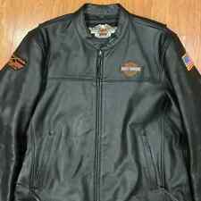NWOT HARLEY DAVIDSON MEN'S HD BAR AND SHIELD LEATHER JACKET X/ LARGE picture