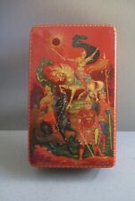 Russian Lacquer Box USSR Rectangular 20th Century Signed picture