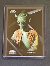 2022 Topps Chrome Black Star Wars Greedo Star Wars: A New Hope #25 PWE picture