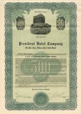 President Hotel Co. - Hotel Stocks & Bonds picture