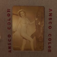 Vintage Ansco Color 1950 Risque Woman 35mm Film Transparency Photo Slide USA 2X2 picture