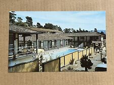 Postcard Carmel CA California Jade Tree Garden Motor Hotel Pool Roadside Vintage picture