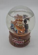 Full Size Vintage Disney Pixar Cars Tow Mater Light Up Snow Globe Excellent picture
