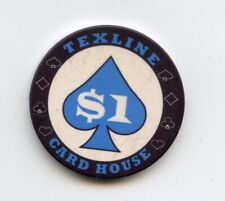 1.00 Chip from the Texline Card House Texarkana Texas picture