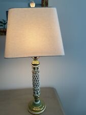 Italian Porcelain Table Lamp Signed and numbered 