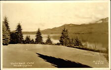 Quinault Lake ~ Washington~ RPPC real photo postcard~sent to Franklin NY 1932 picture