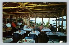 St Thomas Caribbean, Sebastian's on the Waterfront Dinner Club, Vintage Postcard picture