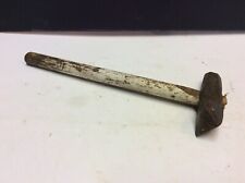 ANTIQUE  WOOD LOG TIMBER MARKING STAMPING HAMMER OLD TOOL picture