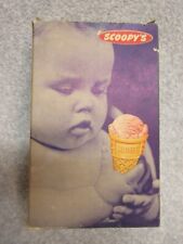 1955 Factory Dated  BOX SCOOPY Safe-T-Clown ICE CREAM CONES for BABY  Empty Box picture