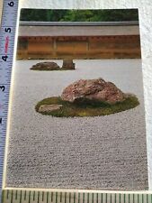 Postcard Stone Garden of Ryoanji Temple Kyoto Japan picture
