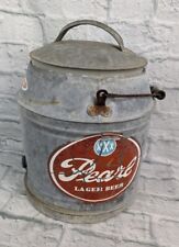 Pearl Lager Beer Gott Old Galvanized Thermos Gotkool Water Can  San Antonio TX picture