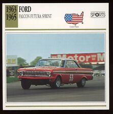 1963 - 1965 Ford Falcon Futura Sprint  Classic Cars Card picture