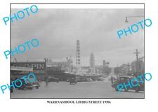 6 x 4 PHOTO OF OLD WARRNAMBOOL LIEBIG STREET 1950s VIC picture