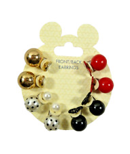 Disney Parks 4 Pair Front/Back Earrings NEW on Card Disney Themed picture