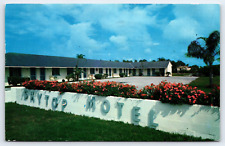 Clearwater FL-Florida, The Skytop Motel Building, Vintage Antique Postcard picture