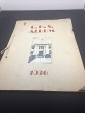 Vtg 1936 Coquille High School Album Coquille Oregon Pictures Glued In picture