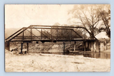 RPPC 1912. JOHNSON CREEK BRIDGE, ILLINOIS. POSTCARD. FF16 picture