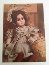 French Doll Bebe Rests Marked M5 ca. 1880’s Postcard picture
