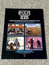 Rare Collectable Vintage 1995 Magazine Advert Picture Pulp Different Class Ad picture