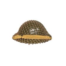 Canadian Armed Forces WW2 Helmet - General Steele Wares W/ Two-Tone Netting picture