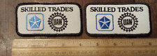 lot of 2 Vintage UAW Skilled Trades Embroidered Patches Plymouth Chrysler (LOT B picture