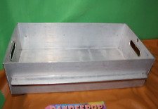 Vintage ATA Airlines American Trans Air Aluminum Food Service Container Drawer picture