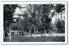 c1960's West Park Trees Scene Gothenburg Nebraska NE Unposted Vintage Postcard picture