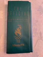 official commemorative map collection Atlanta 1996 Olympics with event tickets picture
