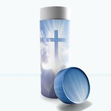 Heavenly Cross Cremation Urn, Biodegradable Urn, Scattering Tubes, Burial Urn picture