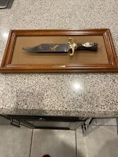 Franklin Mint The American Eagle Bowie Knife by Ronald Van Ruyckevelt Display picture