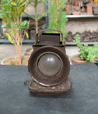 1950's Old Vintage Tin Hand Held Flashlight Bicycle Lantern Torch Made In India picture