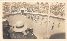 H78/ Nimes France Foreign RPPC Postcard c1918 Stadium Horses Crowd  63 picture