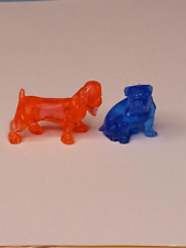 Vintage Lucite clear plastic miniature dog figurines picture