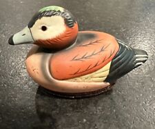 Vintage Jasco Ceramic Lint Brush Duck Figurine 1980s picture