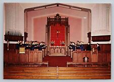 Embury Methodist Church Freeport Illinois Vintage Unposted Interior View Choir picture
