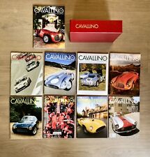 Cavallino Magazine Ferrari  (LOT OF 9)# 150-158 With Official Red Holder picture