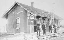 Railroad Train Station Depot Silverwood Michigan MI - 8x10 Reprint picture