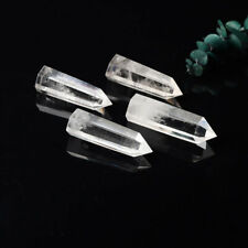 3pcs Clear Quartz Crystal Point Natural Wand Specimen Reiki Stone 30-100MM Top picture