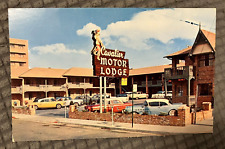 Vintage Postcard - Cavalier Motor Lodge Best Western Reno, Nevada / Classic Cars picture