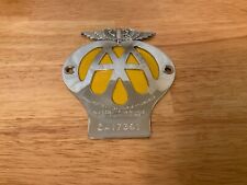 AA VINTAGE USED COVENTRY ST LONDON,W.1   6A17391  VEHICLE CAR GRILLE  BADGE picture