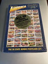 2002 USPS Greetings From America 50 State Jumbo Postcard Set - Sealed picture